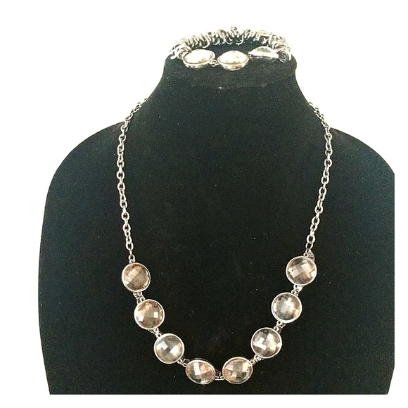 Jewelry - Smoke quartz necklace with bracelet